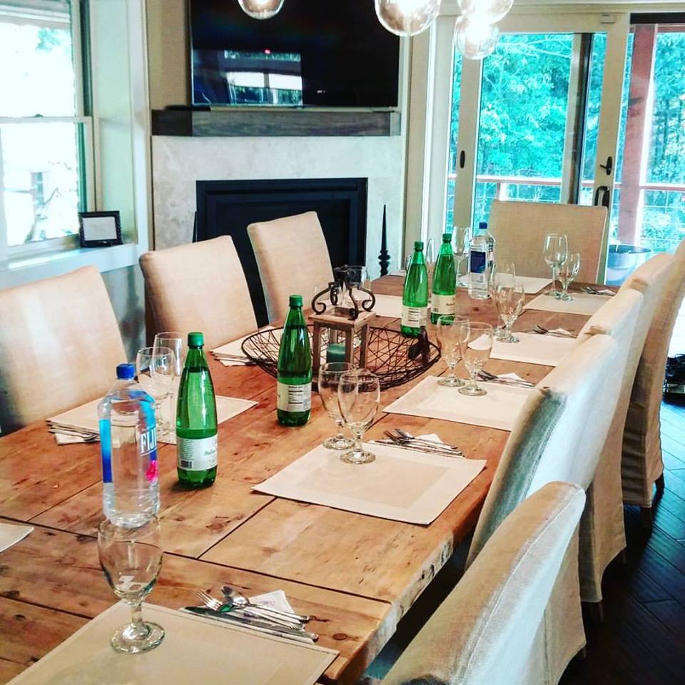 Private Dining in your home or weekend rental getaway